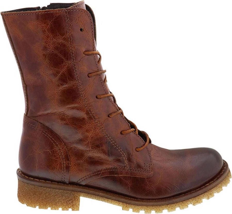 Lazamani Laarsjes Booties Laces Vega Bruin