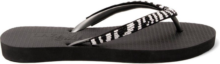 Lazamani Lanzarote Beach Dames Slippers Zebra