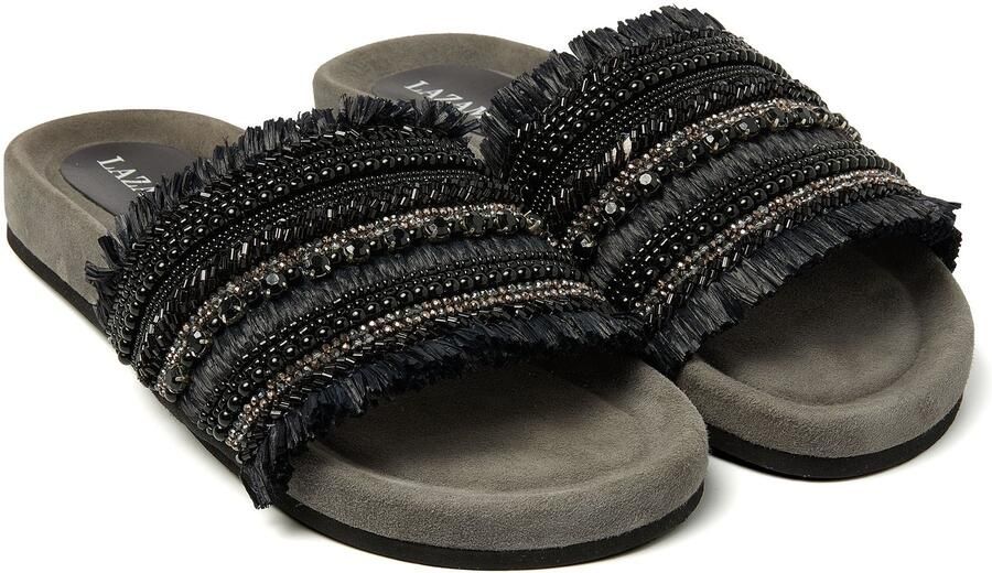 Lazamani 85.558 Dames Slippers Zwart
