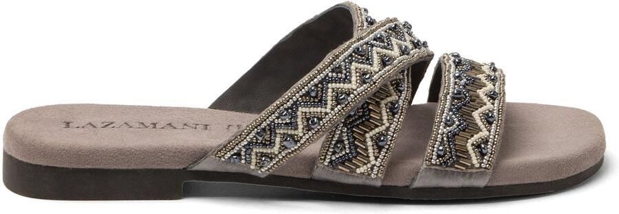 Lazamani Aaf Dames Slippers Grey