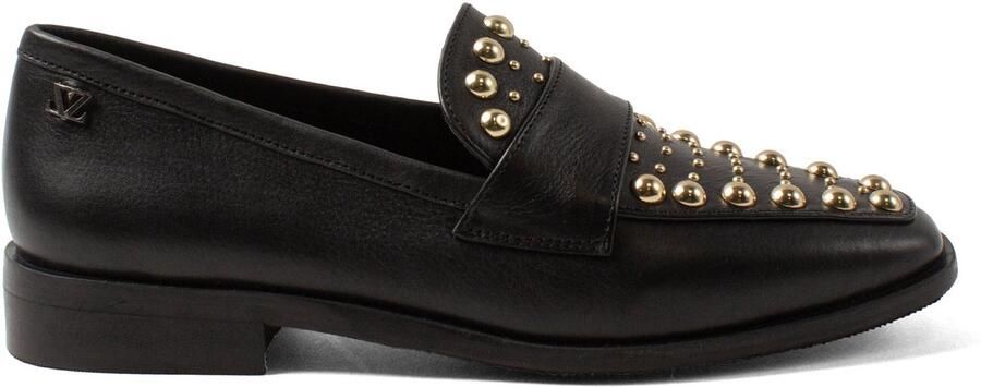 Lazamani Benthe Dames Loafers Leer Black