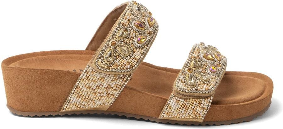 Lazamani Bo Dames Slippers Beige