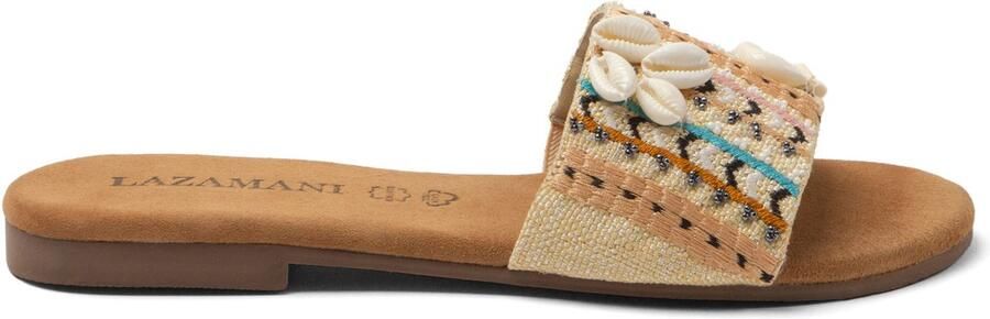 Lazamani Britta Dames Slippers Offwhite