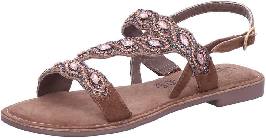Lazamani Oranje Dames Sandalen Stijlvol en Comfortabel