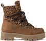 Lazamani Desi Dames Veterboots Suede Tan Leo - Thumbnail 1