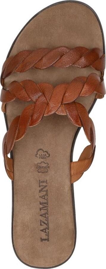 Lazamani ladies woven mules Bruin Leer Geen Dames - Foto 4