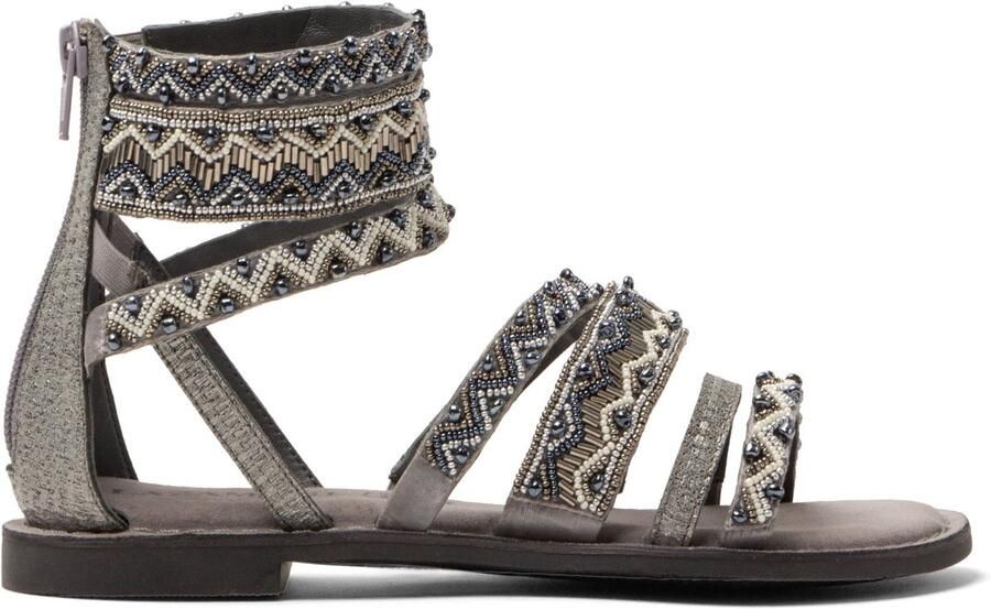 Lazamani Fem Dames Sandalen Grey