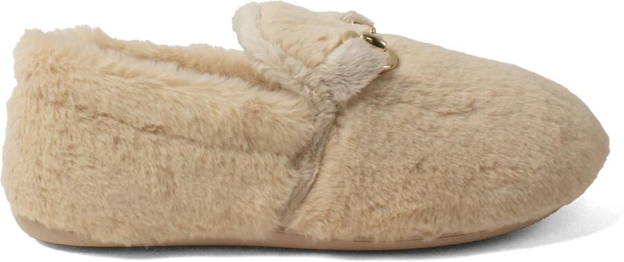 Lazamani Floor Dames Pantoffels Beige