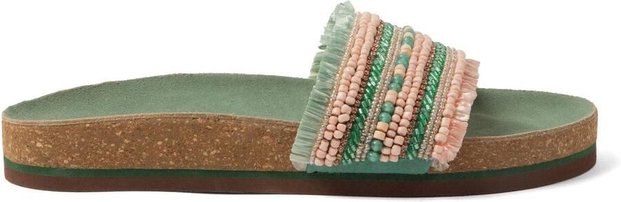 Lazamani Florita Dames Slippers Sage