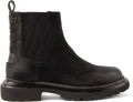 Lazamani Haidy Dames Boots Suède Zwart - Zwart