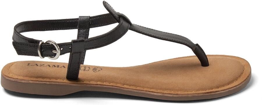 Lazamani Imme Dames Sandalen Leer Black