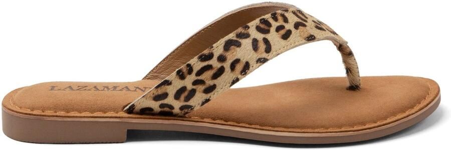 Lazamani Jule Dames Teenslippers Leopard