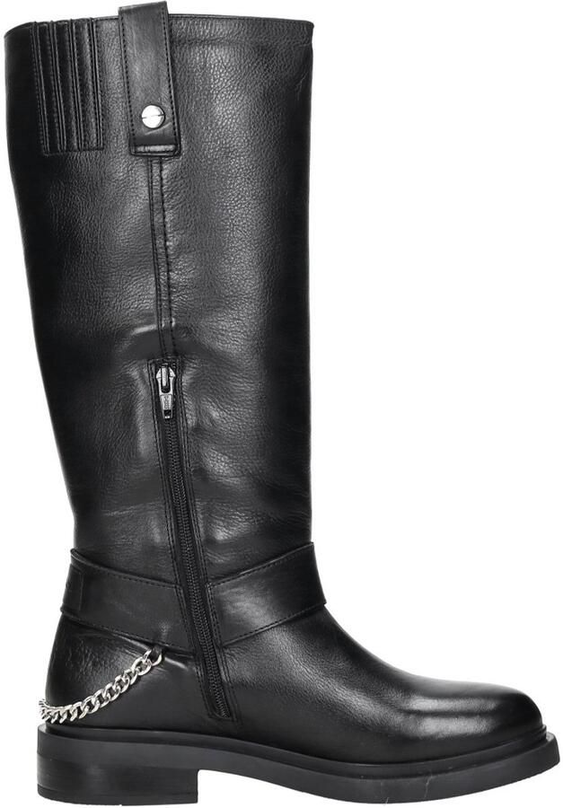 Lazamani Leslie Dames Laarzen Leer Black