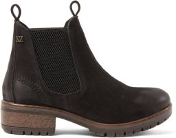 Lazamani Lia Dames Chelsea Boots Leer Black