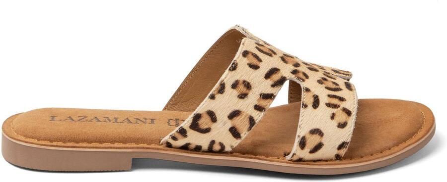 Lazamani Lumu Dames Slippers Leopard
