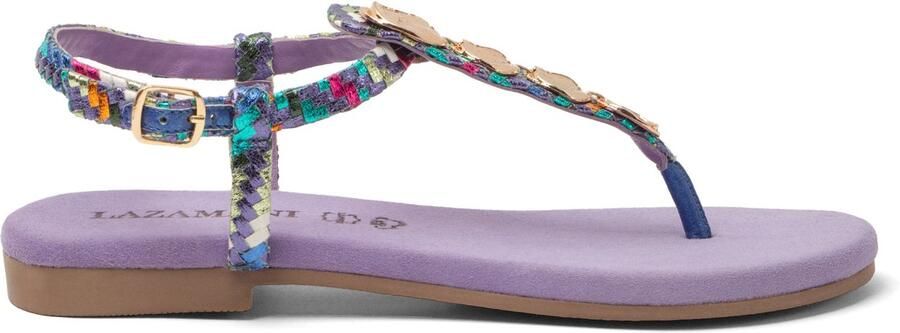 Lazamani Lynn Dames Sandalen Leer Lilac