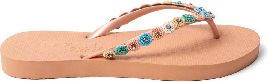 Lazamani Mallorca Dames Slippers Kunststof Oranje