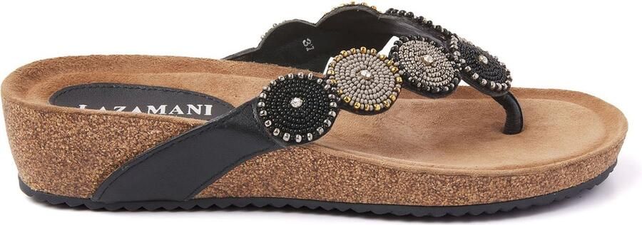 Lazamani 75.455 Teenslippers Dames Black - Foto 9