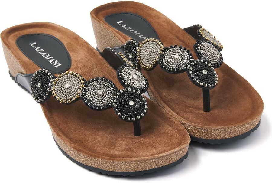 Lazamani 75.455 Teenslippers Dames Black - Foto 5