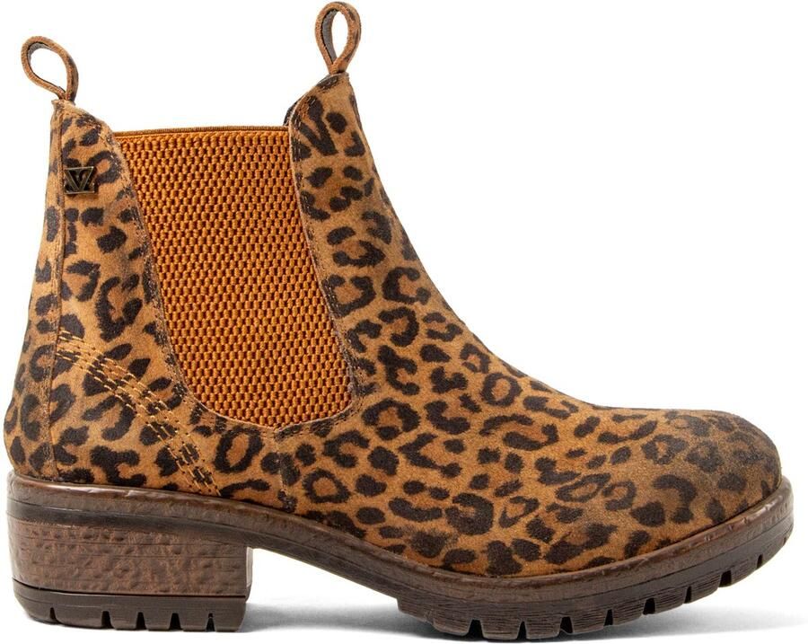 Lazamani Mia Dames Chelsea Boots Suede Tan Leo