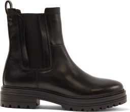 Lazamani Nola Dames Boots Leer Zwart