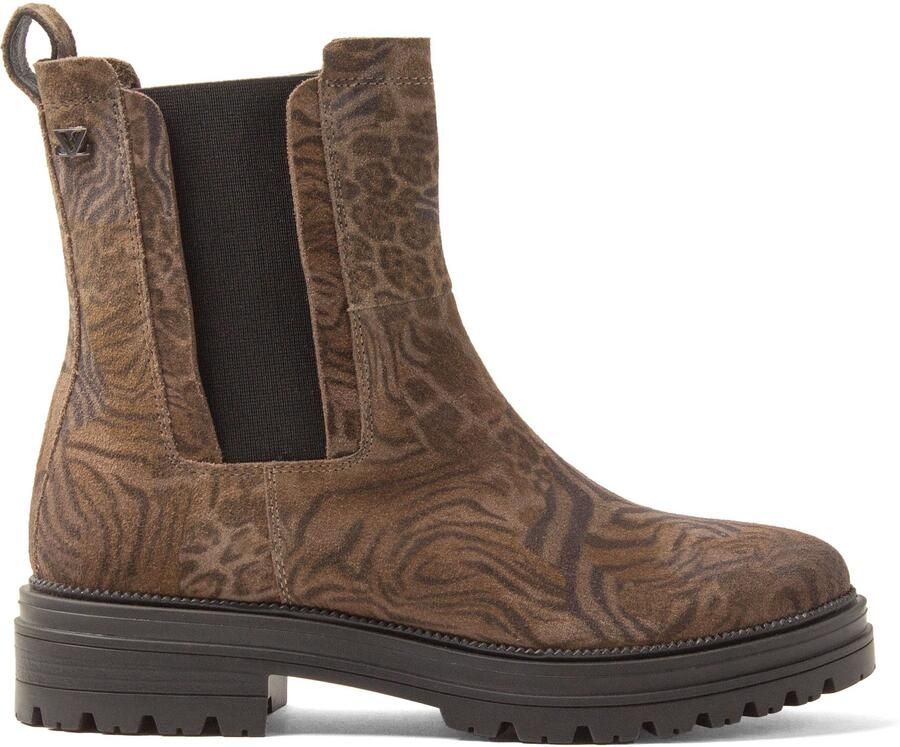 Lazamani Nola Dames Boots Suède Bruin