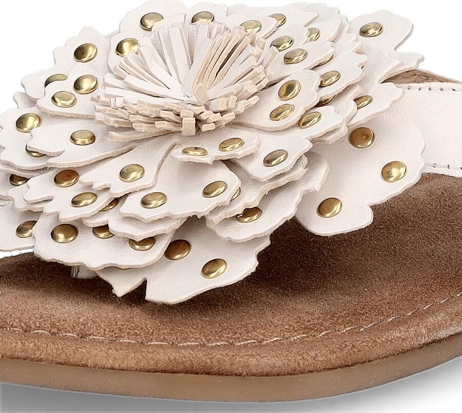 Lazamani Kira Dames Teenslippers Leer White - Foto 2