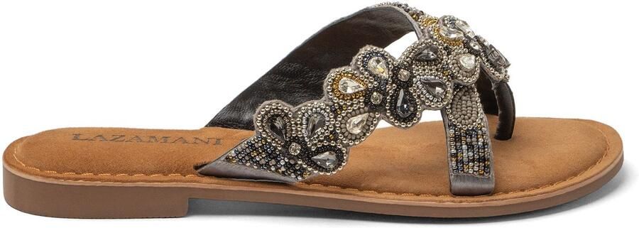 Lazamani Pena Dames Teenslippers Grey