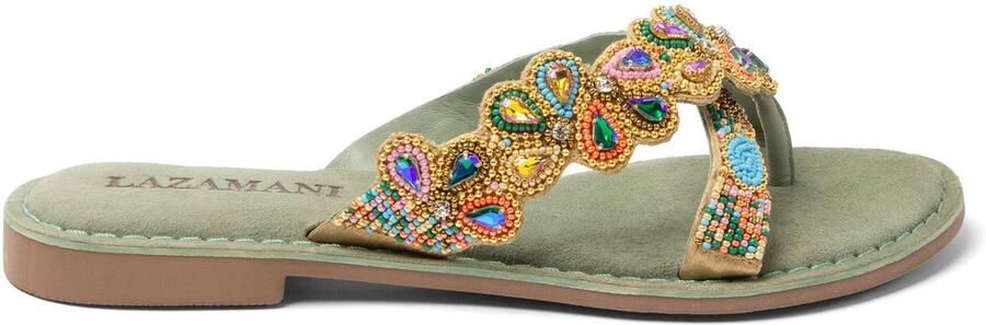 Lazamani Pena Dames Teenslippers Mint