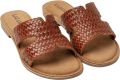Lazamani Puck Teenslippers Dames - Bruin