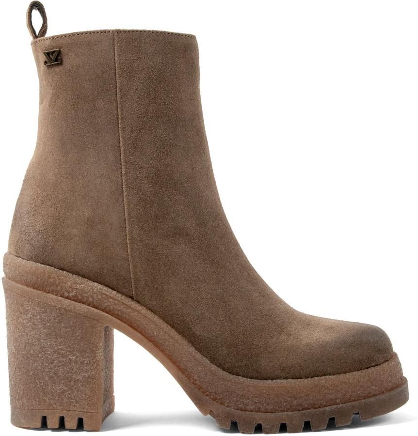 Lazamani Rowan Dames Boots Suede Taupe