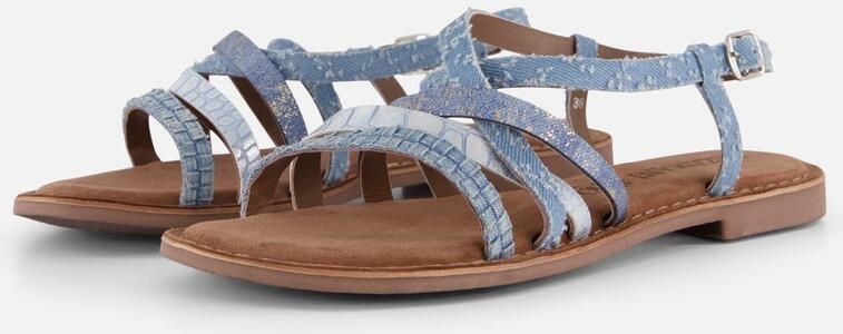 Lazamani Sandalen blauw Synthetisch Dames