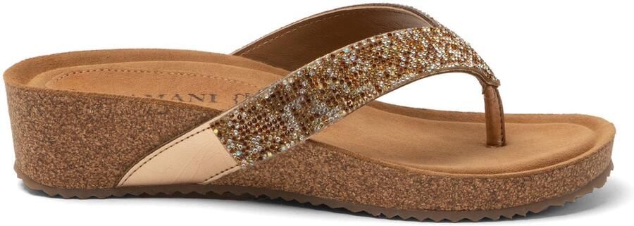 Lazamani Sky Dames Teenslippers Beige