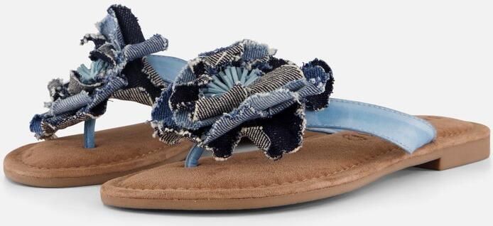 Lazamani Slippers blauw Synthetisch Dames