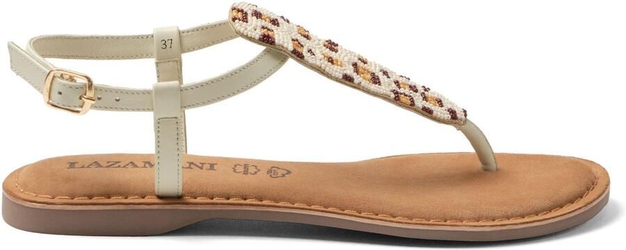 Lazamani Suvi Dames Sandalen Leer Offwhite