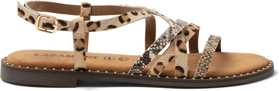 Lazamani Yuna Multi Material Sandals