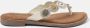 Lazamani Luna Leren Dames Slippers Off-White - Thumbnail 50