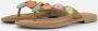 Lazamani Kleurrijke Suède Slippers Multicolor Dames - Thumbnail 3