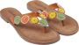 Lazamani Kleurrijke Suède Slippers Multicolor Dames - Thumbnail 13