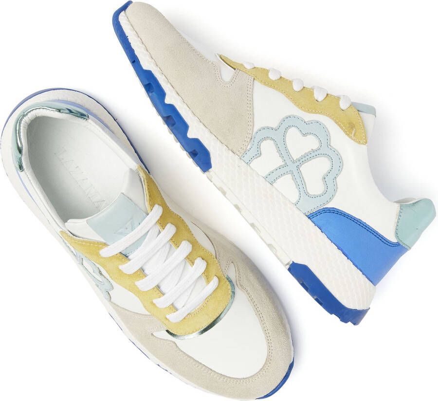 Lazamani Madrid Leren Dames Sneakers Stone