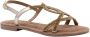 Lazamani Malia Dames Sandalen Leer Gold - Thumbnail 1