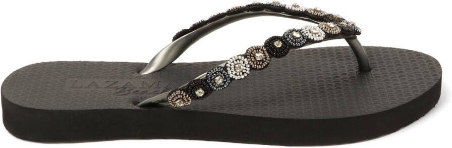 Lazamani Mallorca Beach Dames Slippers Black