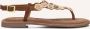 Lazamani Maritza Dames Sandalen Leer Tan - Thumbnail 2