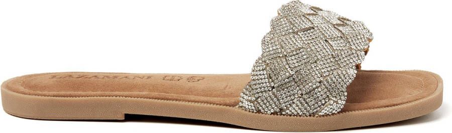 Lazamani Melany Dames Slippers Silver
