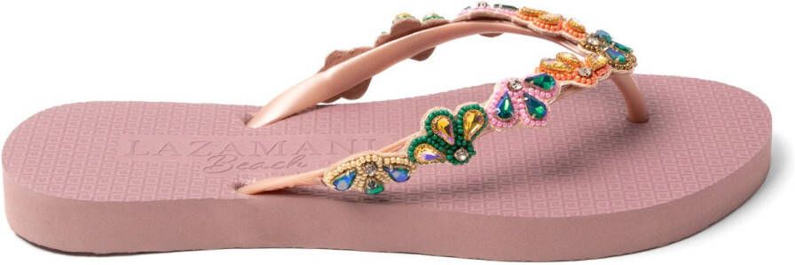 Lazamani Menorca Beach Dames Slippers Lilac