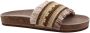 Lazamani raffia slippers bruin - Thumbnail 2