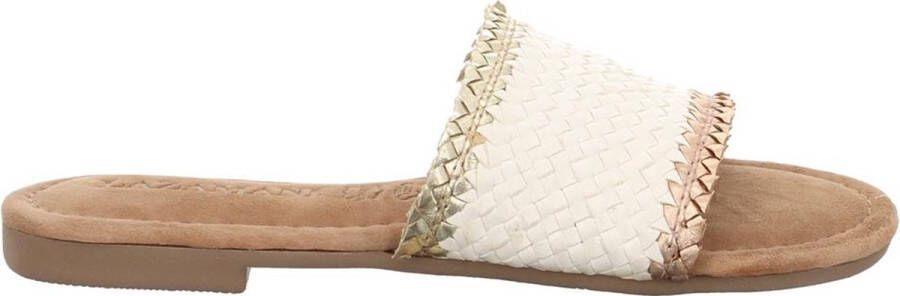 Lazamani Stijlvolle Leren Slippers met Gevlochten Band - Foto 2