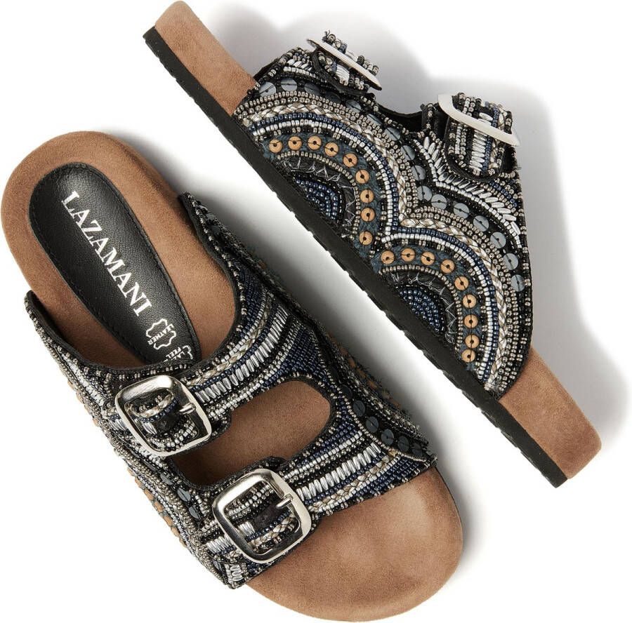 Lazamani Remi Dames Slippers Black