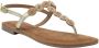Lazamani Luz Dames Sandalen Leer Gold - Thumbnail 1