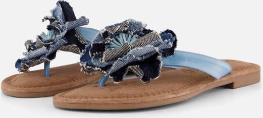 Lazamani Slippers blauw Synthetisch Dames